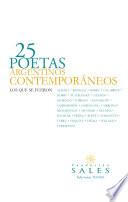 Libro 25 Poetas Argentinos Contemporaneos