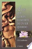 Libro A los que lloran la muerte de un ser querido