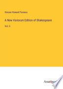 Libro A New Variorum Edition of Shakespeare
