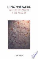 Libro Actos de amor y de placer