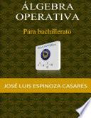 Libro Álgebra operativa