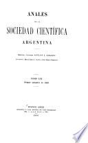 Libro Anales de la Sociedad Científica Argentina