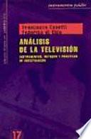 Libro Análisis de la televisión