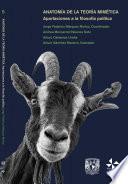 Libro Anatomía de la Teoría Mimética. Aportaciones a la filosofía política