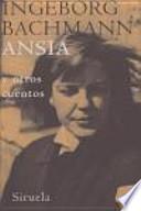 Libro Ansia y otros cuentos