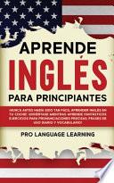 Libro Aprende Inglés Para Principiantes