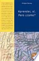 Libro Aprender, sí