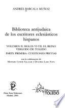Libro Biblioteca antijudaica de los escritores eclesiásticos hispanos