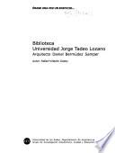 Libro Biblioteca Universidad Jorge Tadeo Lozano