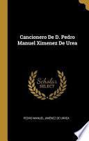 Libro Cancionero de D. Pedro Manuel Ximenez de Urea