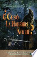 Libro Cesó la horrible noche?