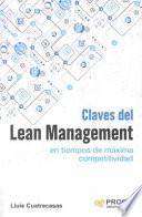 Libro Claves del lean management en tiempos de máxima competitividad