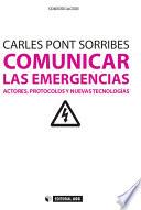Libro Comunicar las emergencias