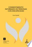 Libro Consentimiento informado de personas con discapacidad