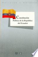 Libro Constitución política de la República del Ecuador