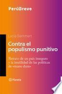 Libro Contra el populismo punitivo