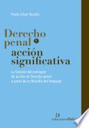 Libro Derecho penal y acción significativa