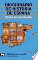 Libro Diccionario de historia de España