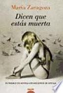 Libro Dicen que estás muerta