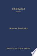 Libro Dionisíacas. Cantos XXXVII - XLVIII
