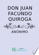 Libro Don Juan Facundo Quiroga
