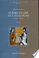 Libro Ecrire et lire en Catalogne