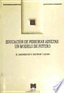 Libro Educación de personas adultas