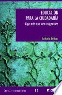 Libro Educación para la ciudadanía