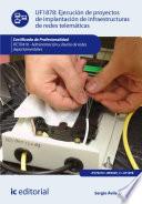 Libro Ejecución de proyectos de implantación de infraestructuras de redes telemáticas. IFCT0410