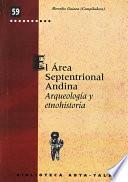 Libro El área septentrional andina