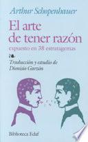 Libro El arte de tener razón