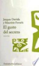 Libro El gusto del secreto