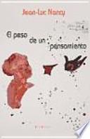 Libro El peso de un pensamiento