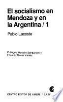 Libro El socialismo en Mendoza y en la Argentina