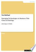 Libro Emerging Technologies in Business. Thin Client Technology