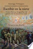 Libro Escribir en la nieve