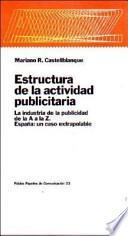 Libro Estructura de la actividad publicitaria