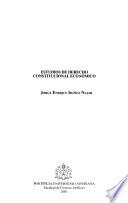Libro Estudios de derecho constitucional económico