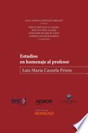 Libro Estudios en homenaje al profesor Luis María Cazorla Prieto