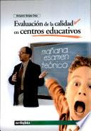 Libro Evaluación de la Calidad en Centros Educativos