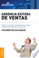 Libro Gerencia exitosa de ventas