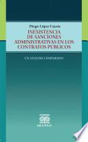 Libro Inexistencia de sanciones administrativas en los contratos públicos