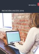Libro Iniciación a Access 2016