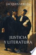 Libro Justicia y literatura