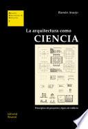 Libro La arquitectura como ciencia
