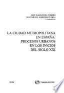 Libro La ciudad metropolitana en España