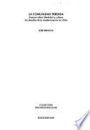 Libro La comunidad perdida