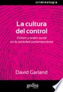 Libro La cultura del control/ The culture of control