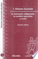 Libro La educación obligatoria