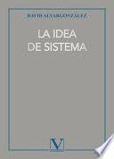 Libro La idea de sistema